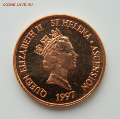 О. св. Елены и Вознесения 1 пенни 1997 г.(Фауна) до 10.02.22 - DSCN2667.JPG