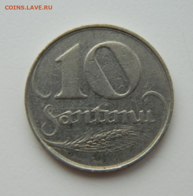 Латвия 10 сантимов 1922 г. до 10.02.22 - DSCN2650.JPG