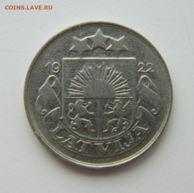 Латвия 10 сантимов 1922 г. до 10.02.22 - DSCN2651.JPG