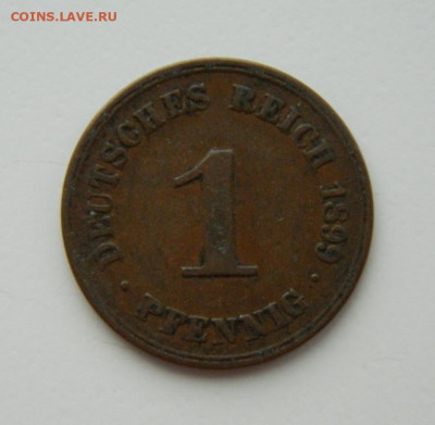 Германия  1 пфенниг 1899 г. "А". до 10.02.22 - DSCN2689.JPG