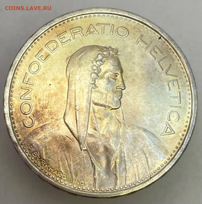 Швейцария 5 франков 1966 на оценку - photo5190500585063955338