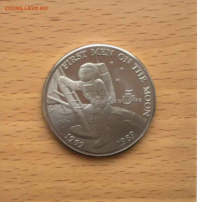 Крона Шайба Маршалловы Острова 5 долларов 1989 космос - IMG_5125.JPG