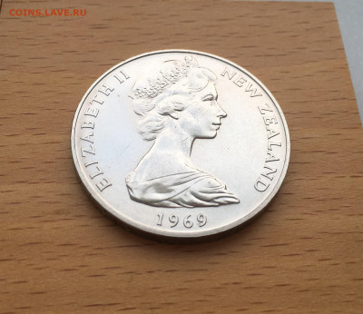 Крона Шайба Новая Зеландия 1$ доллар 1969 Корабль - IMG_5123.JPG