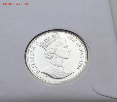 Шайба Остров Мэн 1 крона 1994 Генерал Эйзенхауэр - IMG_5247.JPG