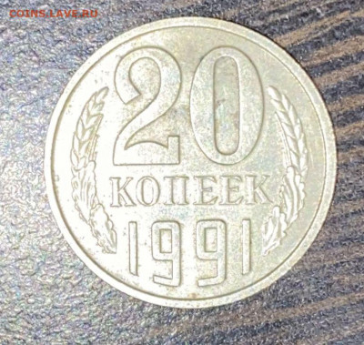 20 копеек 1991 без букв. - 8A794E68-B93E-459E-BB29-36DA79A0E55C