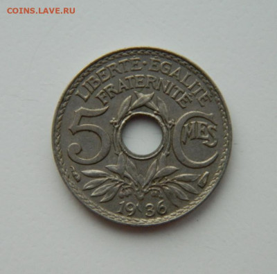 Франция 5 сантимов 1936 г. до 14.02.22 - DSCN2736.JPG