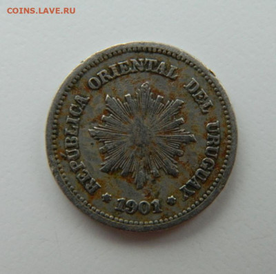 Уругвай 1 сентесимо 1901 г. до 14.02.22 - DSCN2743.JPG