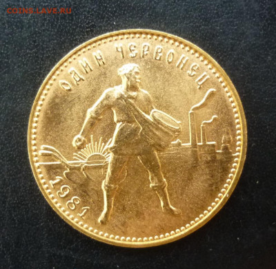 Червонец Сеятель 1981 г UNC до 22:00 10.02.2022 - P1080487.JPG