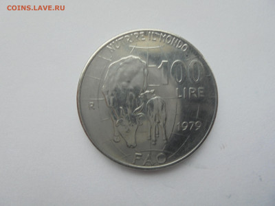 ИТАЛИЯ 100 лир 1979 Корова с теленком до 13.02 в 22.00 мск - ин 004.JPG