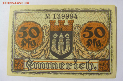 Нотгельд 50 пф 1918 Эммерих (994) 13.02.2022 22:00 МСК - CIMG6639.JPG