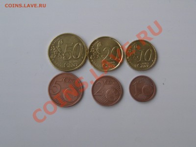 1,2,5,10,20,50 евроцентов. До 18.11.11 старт 30 рублей. - PB110063.JPG
