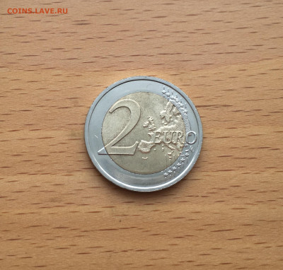 биметалл Эстония 2 евро 2021 Волк животные фауна - IMG_5418.JPG