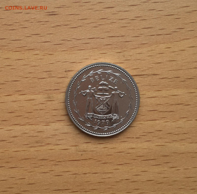 Белиз 25 центов 1979 Птица фауна тираж 808 шт - IMG_5334.JPG