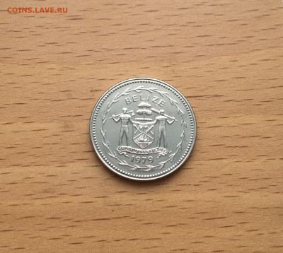 Белиз 25 центов 1979 Птица фауна тираж 808 шт - IMG_5335.JPG
