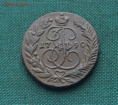 2 копейки 1790 г. ЕМ. Екатерина II.  (А13) 16.02 - mqHKjiZAAGk