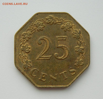 Мальта 25 центов 1975 г. (Лодка). до 17.02.22 - DSCN2682.JPG