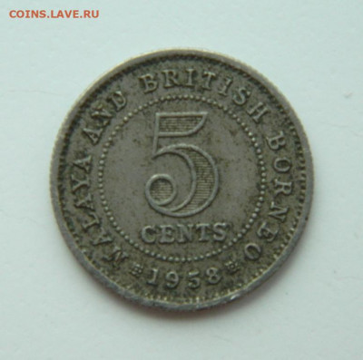 Малайя и Британское Борнео 5 центов 1958 г. до 17.02.22 - DSCN2704.JPG