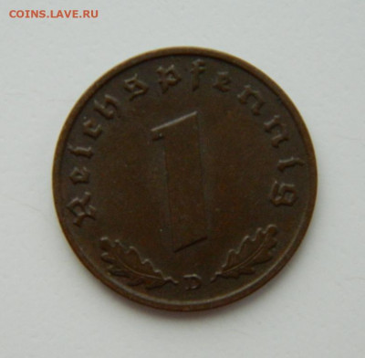 Германия  1 рейхспфенниг 1939 г. "D". до 17.02.22 - DSCN2738.JPG
