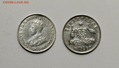 Австралия 3 пенса 1926 г Георг V - 17.02 22:00 - IMG_20211219_183307