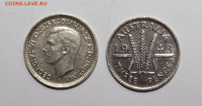 Австралия 3 пенса 1943 года, Георг VI №1 - 17.02 22:00 - IMG_20220212_173251