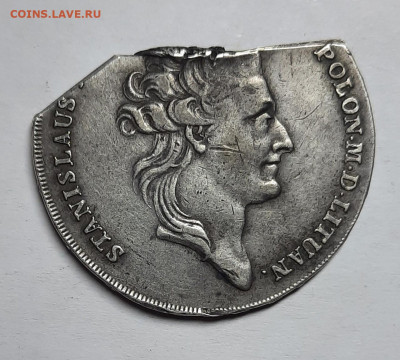Польша 1 талер 1783 год Станислав Август Понятовский ЬОЛЬ - 4