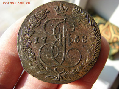 5 копеек 1768 ЕМ. Орёл 1763г. Вес 57,2 гр. До 17.02.2022 - 3 - копия.JPG