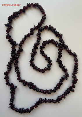 Бусы. Камень "Гранат". До 15.02.22 в 22:00 по Москве. - mZxETrVu5gA