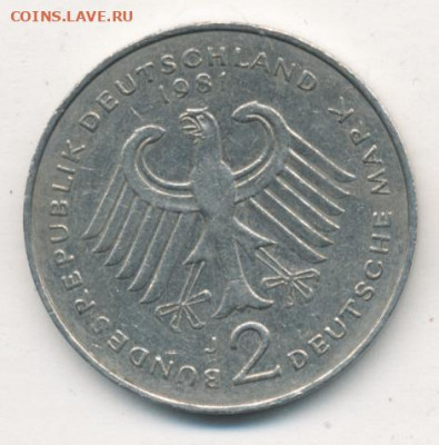 Германия, 5 монет 1981-1985 до 16.02.22, 23:00 - #И-373