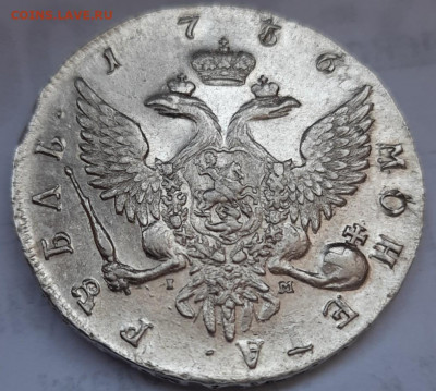 1 Рубль 1756 года Илизавета спб-им Скотт - льежз5