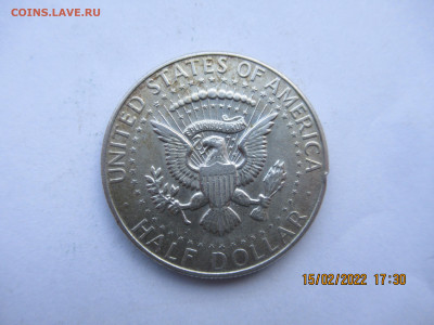 США 50 центов 1967 Кеннеди серебро до 18.02 в 22.00 мск - сер 010.JPG