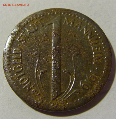 Нотгельд 10 пф 1919 Маннхайм №2 19.02.2022 22:00 МСК - CIMG8149.JPG