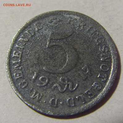 Нотгельд 5 пф 1917 Вейлер №2 19.02.2022 22:00 МСК - CIMG8195.JPG
