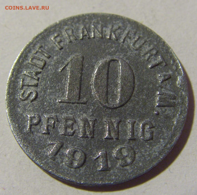 Нотгельд 10 пф 1919 Франкфурт №1 19.02.2022 22:00 МСК - CIMG8223.JPG