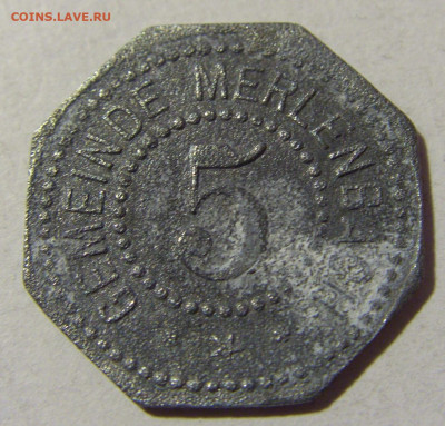 Нотгельд 5 пф Мерленбах №1 19.02.2022 22:00 МСК - CIMG8245.JPG
