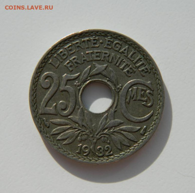 Франция 25 сантимов 1932 г. до 21.02.22 - DSCN2917.JPG