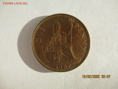 ВЕЛИКОБРИТАНИЯ 1 пенни 1967 до 18.02 в 22.00 мск - ин2 026.JPG