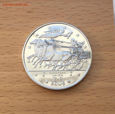 Крона Шайба Гибралтар 2.8 ЭКЮ 1994 Мифология Крылатая Победа - IMG_5759.JPG