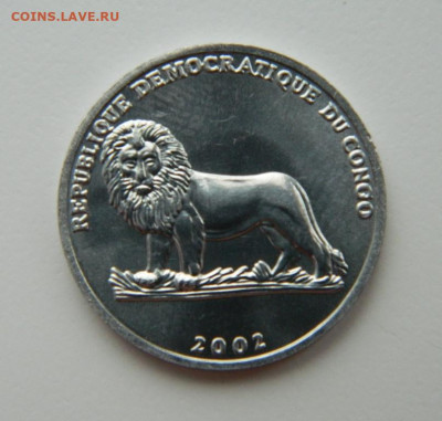 Конго 25 сантимов 2002 г. (Фауна)  до 21.02.22 - DSCN1837.JPG