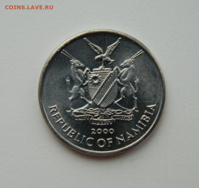 Намибия 5 центов 2000 г. (Юбилейная) Фауна до 21.02.22 - DSCN1907.JPG