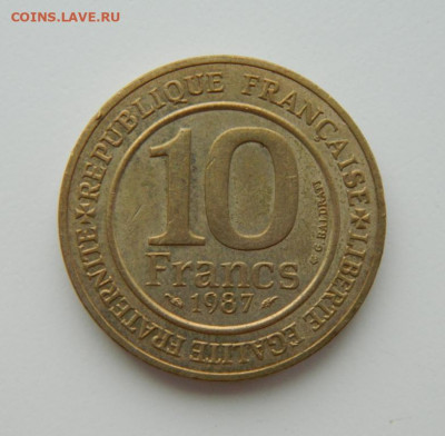 Франция 10 франков 1987 г. (Юбилейная) до 22.02.22 - DSCN2852.JPG
