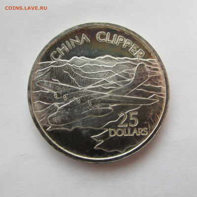 Соломоновы Острова 25 долларов 2003 China Clipper - IMG_6309.JPG