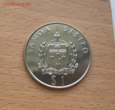 Крона Шайба Самоа 1 Тала 1992 40 лет правлению Королевы Елиз - krona_shajba_samoa_1_tala_1992_40_let_pravleniju_korolevy_elizavety_ii (1)