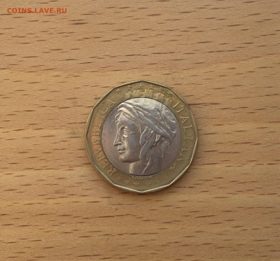 биметалл Италия 1000 лир 1997 Европейский Союз - IMG_6057.JPG