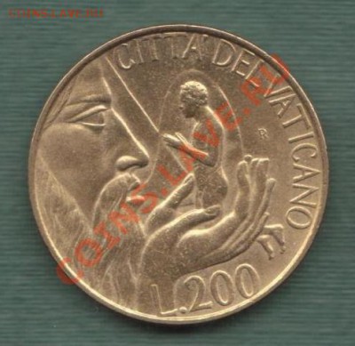 Ватикан, 200 Лир 1988 (15.11) - 2