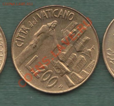 Ватикан, 200 Лир 1991 (15.11) - 6
