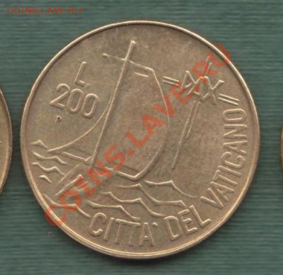 Ватикан, 200 Лир 1984 (15.11) - 9