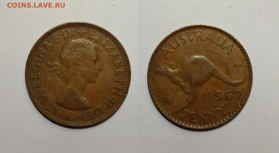 Австралия 1 пенни 1962 года Елизавета II - 20.02 22:00 - IMG_20220213_120612