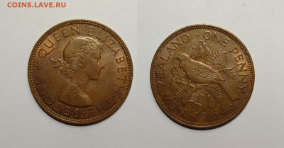 Новая Зеландия 1 пенни 1964 г Елизавета II - 20.02 22:00 - IMG_20220213_120041