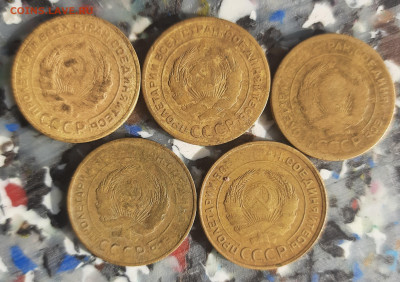 5 копеек 1926, 1928, 1929, 1930, 1932 до 20.02.22  22-20 мск - 5-26-32-1