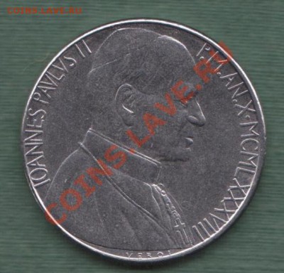 Ватикан, 100 Лир 1988 (15.11) - 31